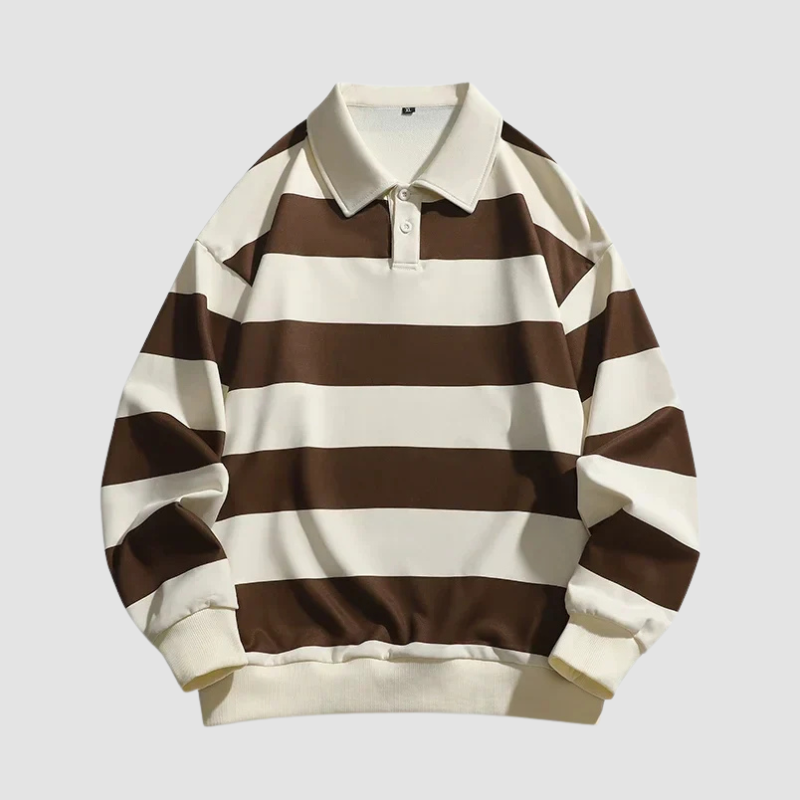 Bluza Polo Męska w Paski