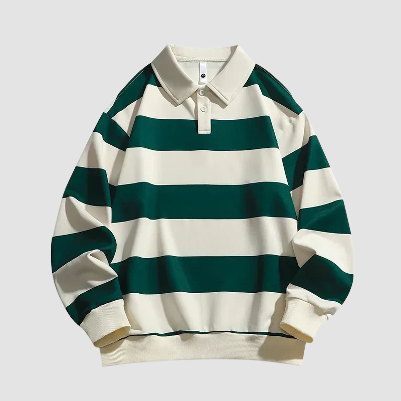 Bluza Polo Męska w Paski