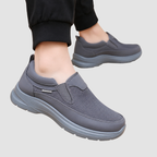 Buty Wsuwane Męskie na Grubej Podeszwie