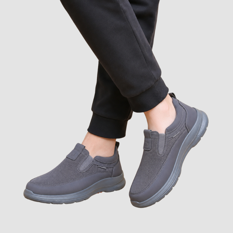 Buty Wsuwane Męskie na Grubej Podeszwie