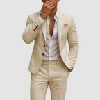 Garnitur Męski Slim Fit z Klapami