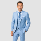 Garnitur Męski Trzyczęściowy Slim Fit z Kamizelką