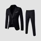 Garnitur Męski Trzyczęściowy Slim Fit z Kamizelką