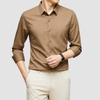 Koszula Męska Slim Fit z Długim Rękawem