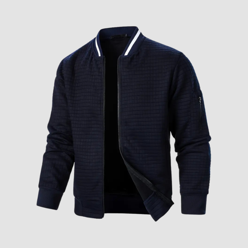 Bomberka męska o fakturowanym splocie