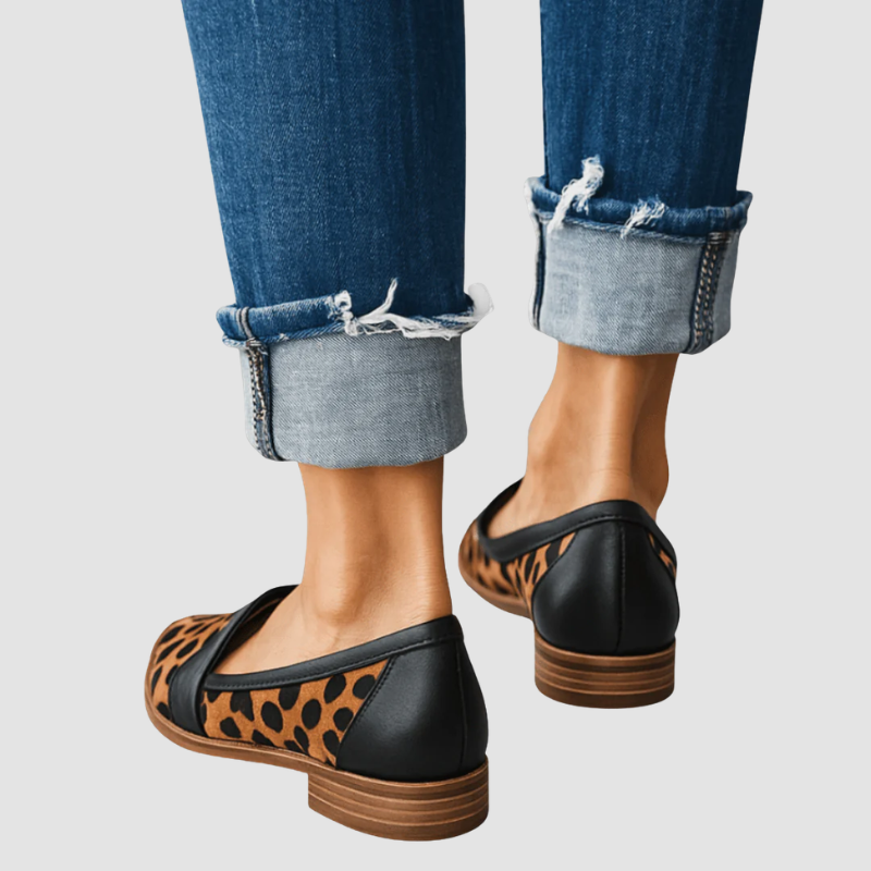 Loafersy Damskie Wsuwane ze Szpiczastym Noskiem