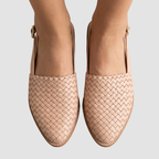 Slingbacki Damskie z Plecioną Strukturą