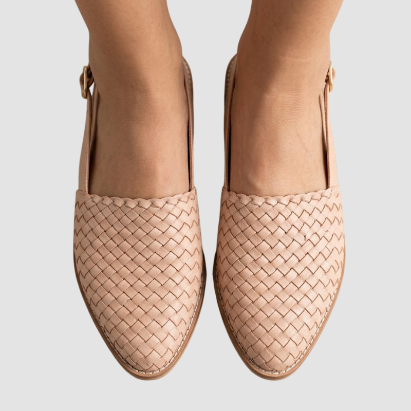 Slingbacki Damskie z Plecioną Strukturą