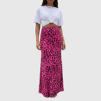 Spódnica Damska Maxi w Cętki