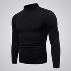 Sweter Męski z Golfem o Dopasowanym Kroju