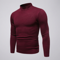 Sweter Męski z Golfem o Dopasowanym Kroju