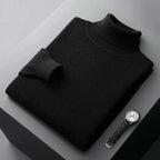 Sweter Męski z Golfem o Swobodnym Kroju