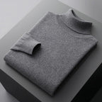 Sweter Męski z Golfem o Swobodnym Kroju