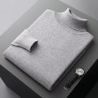 Sweter Męski z Golfem o Swobodnym Kroju